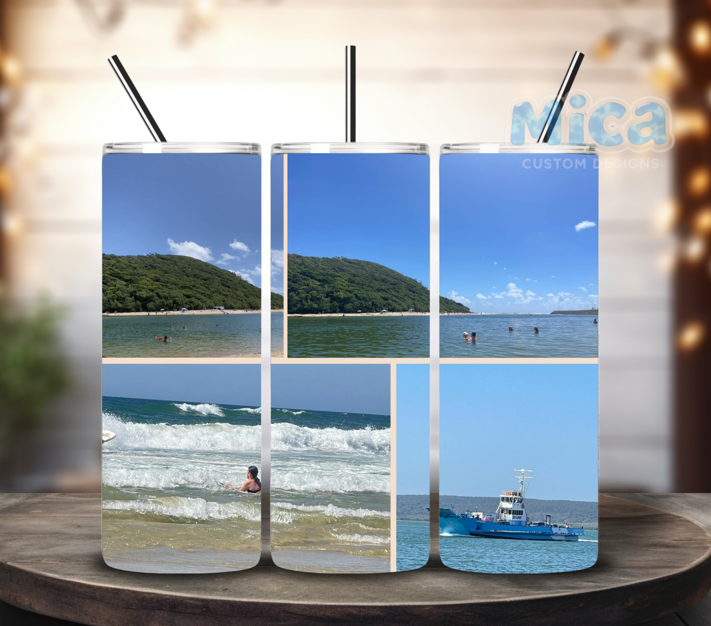 20z Custom Photo Tumbler - Choose your frame.