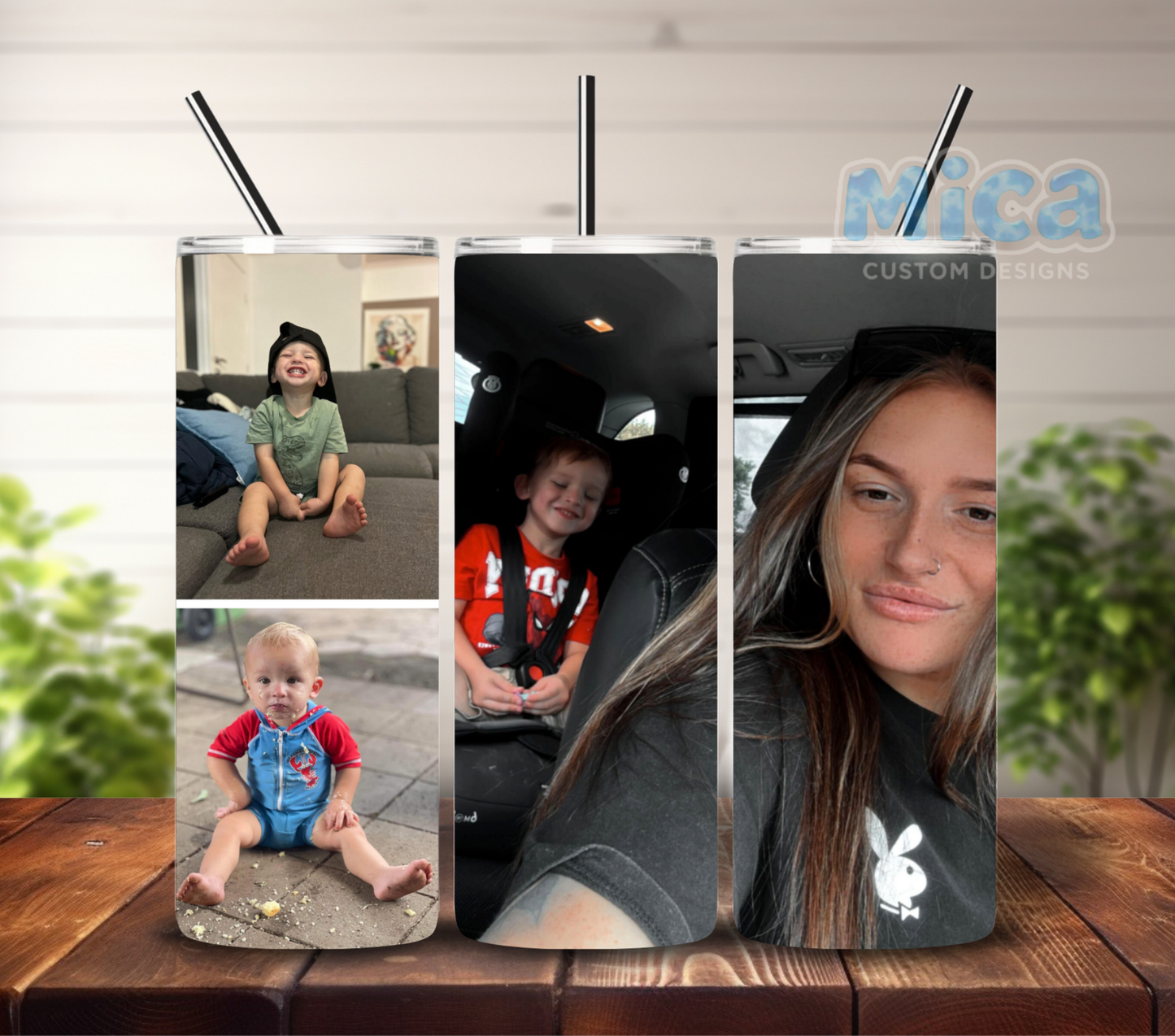 20z Custom Photo Tumbler - Choose your frame.