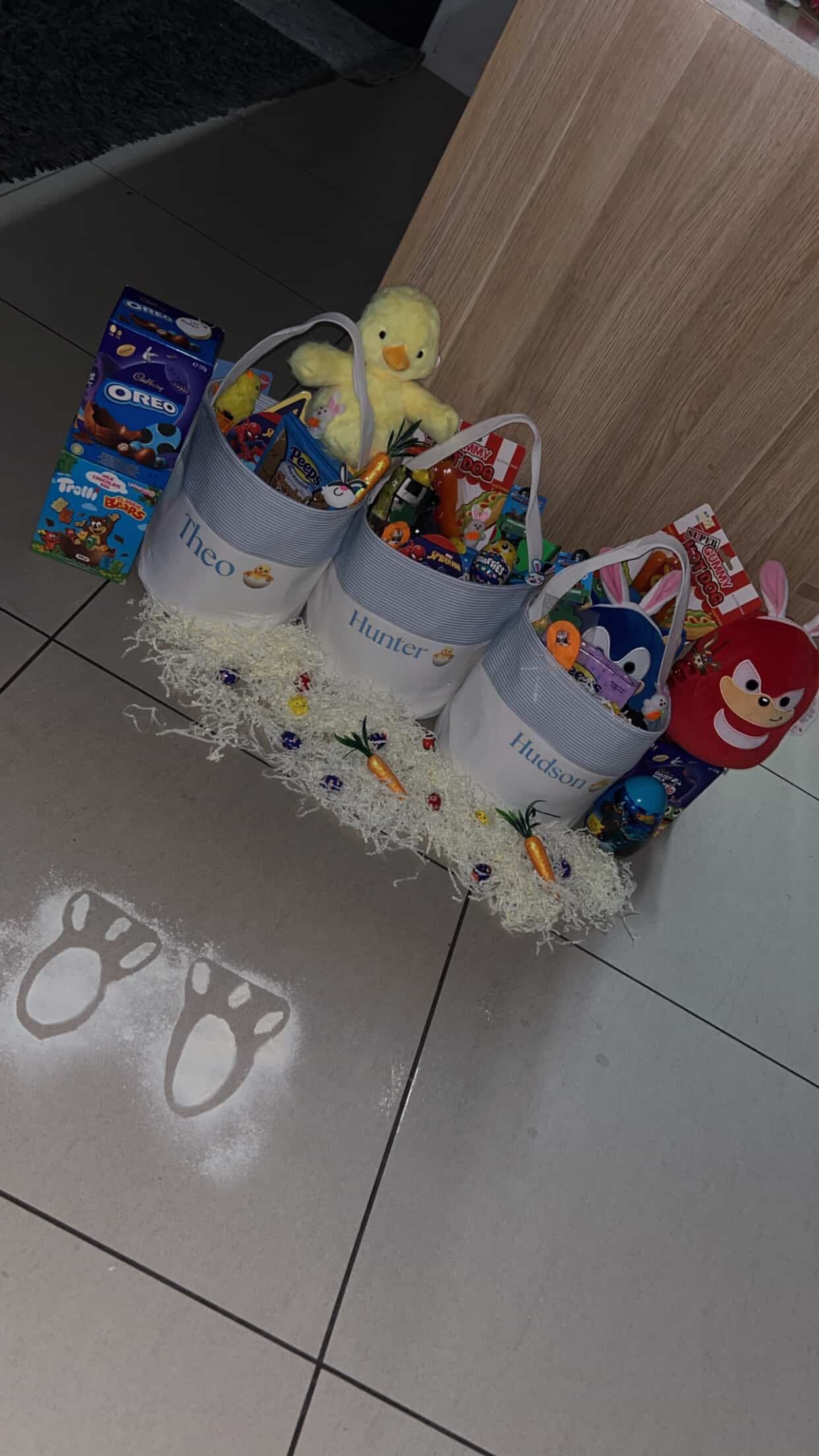 Custom Name Kids Basket
