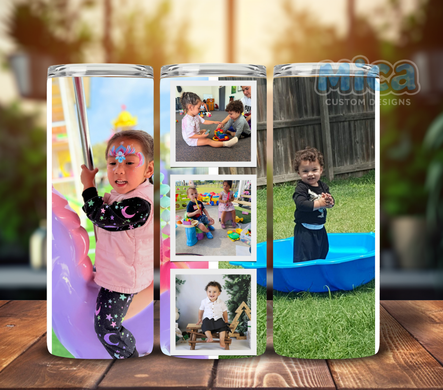 20z Custom Photo Tumbler - Choose your frame.