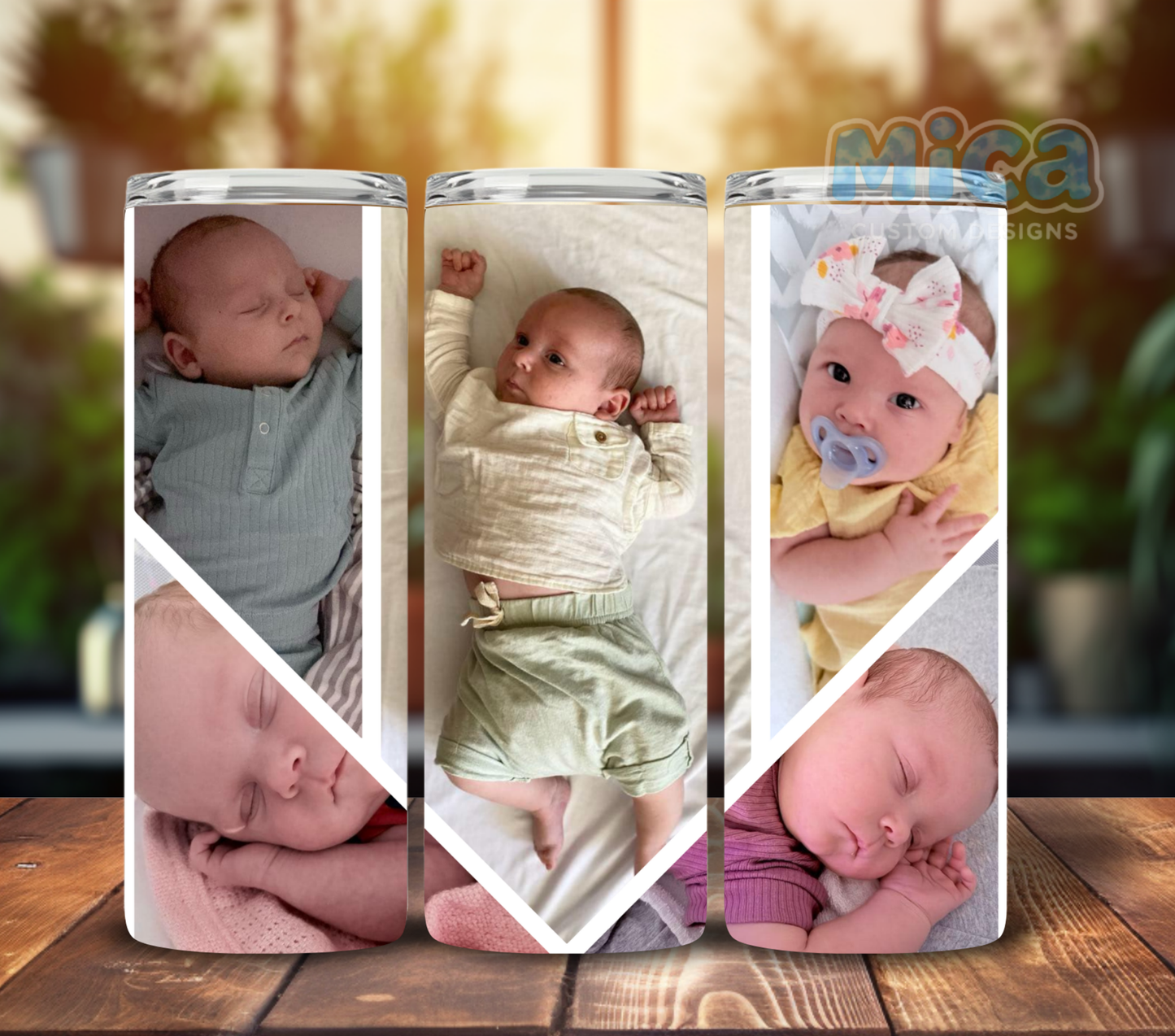 20z Custom Photo Tumbler - Choose your frame.