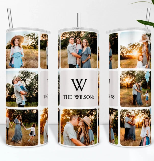 20z Custom Photo Tumbler - Choose your frame.