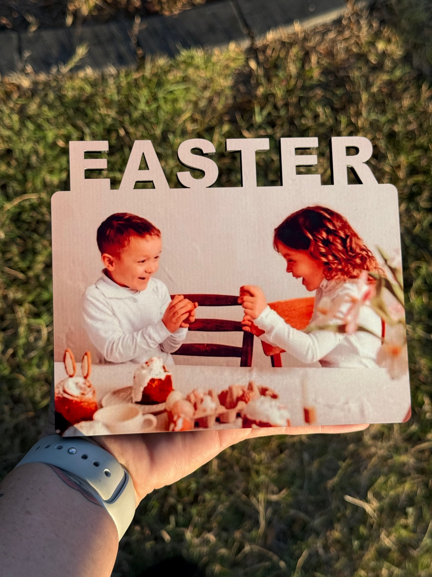 Custom Easter Frame Board