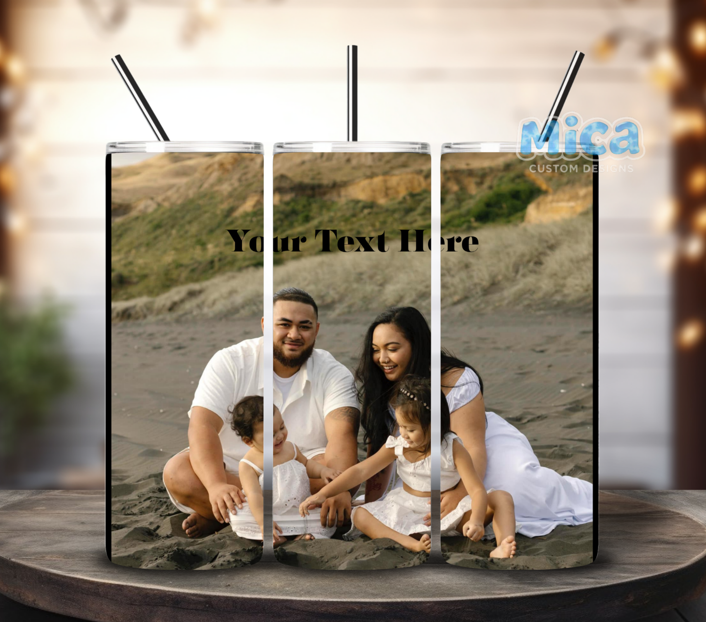 20z Custom Photo Tumbler - Choose your frame.