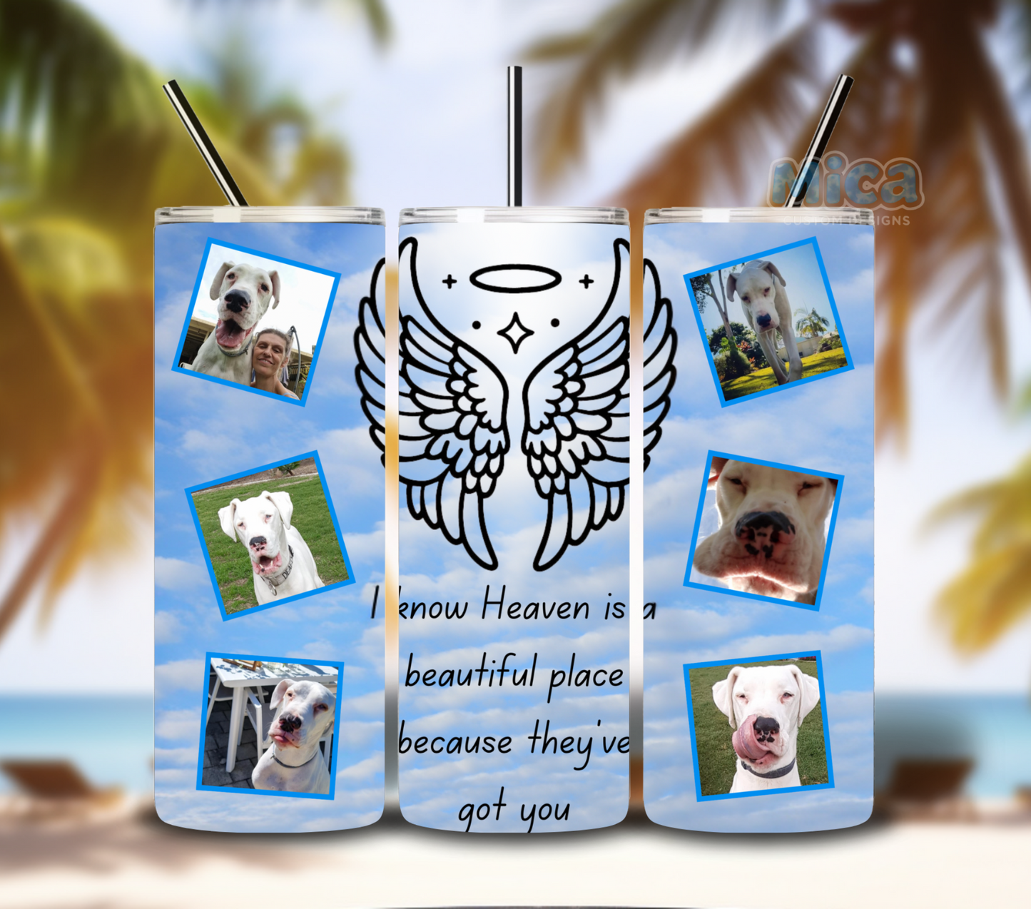 20z Custom Photo Tumbler - Choose your frame.