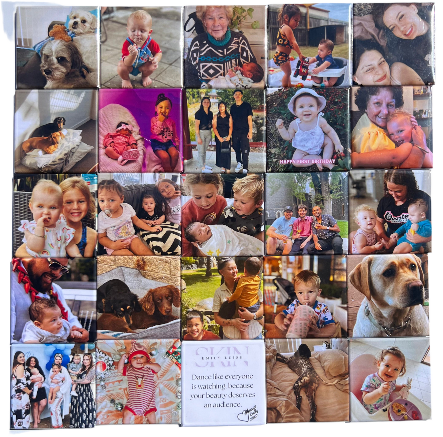 5x5 Custom Pack Of 25