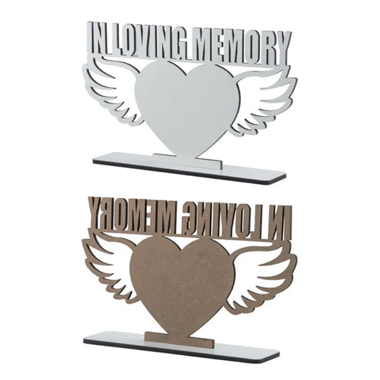 Custom "In Loving Memory" MDF Gloss Photo Frame Board