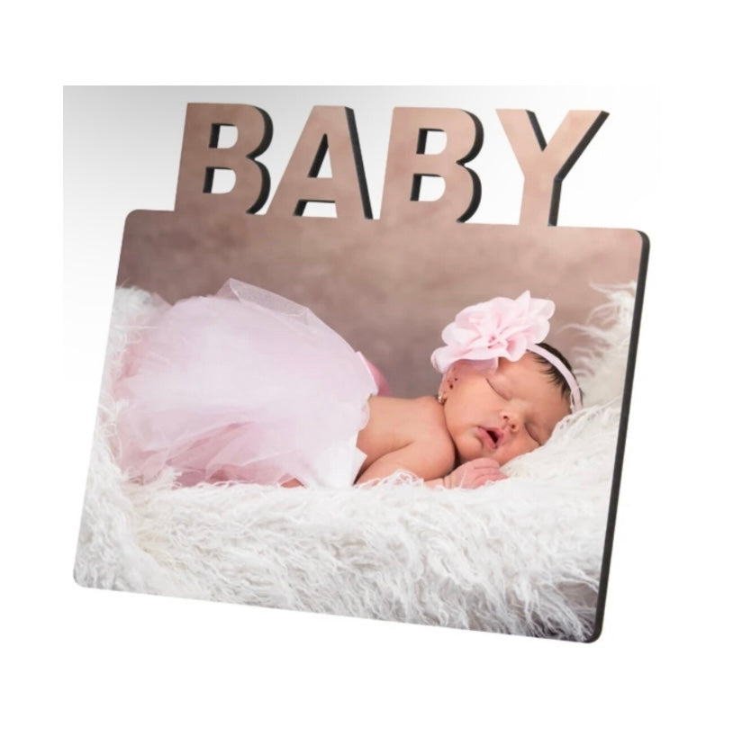 Custom Baby MDF Gloss Photo Frame Board