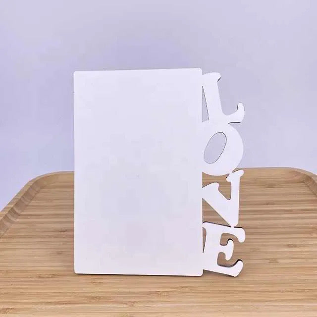 Custom "Love" MDF Gloss Photo Frame Board