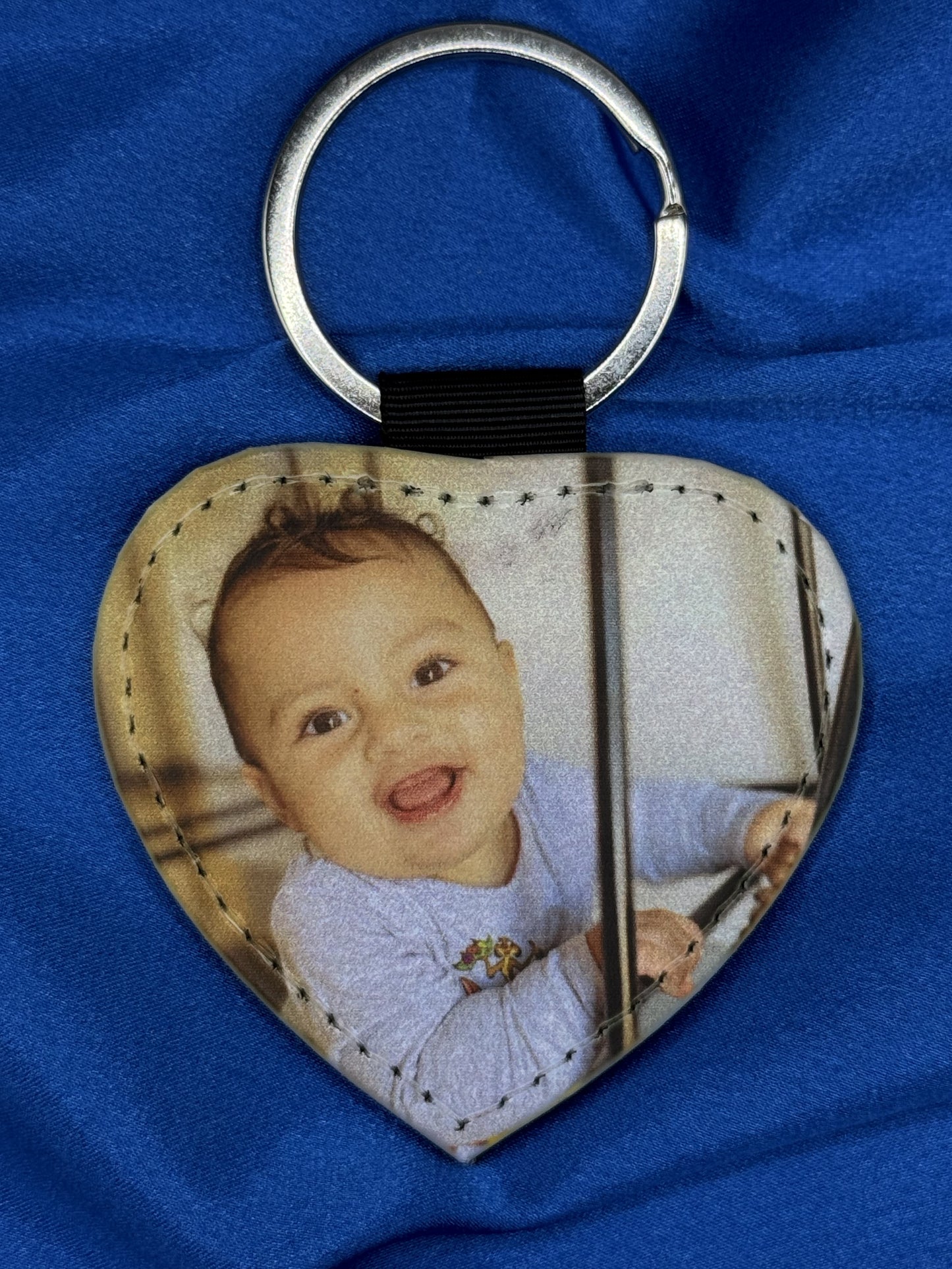 Personalised Leather Photo Keychains