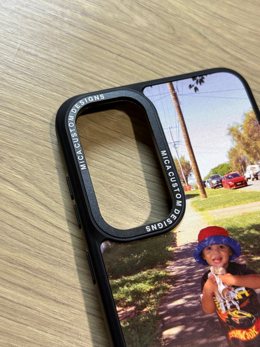 Custom MagSafe Samsung S25 Anti-Shock Case with 3M Protection – Gloss Finish